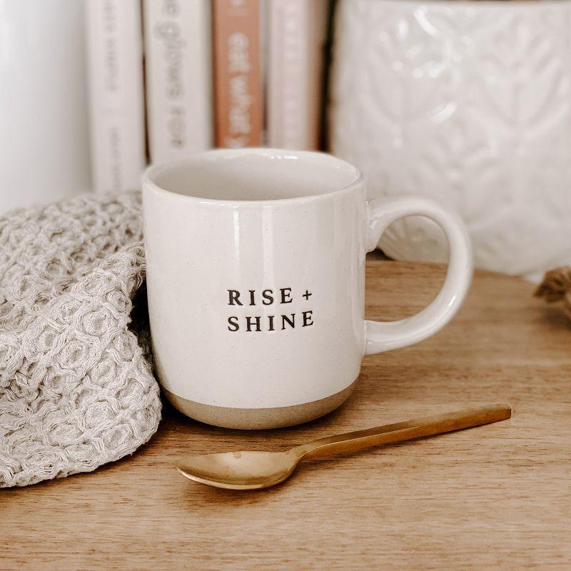 Sweet Water Decor Rise and Shine Stoneware Coffee Mug -14oz