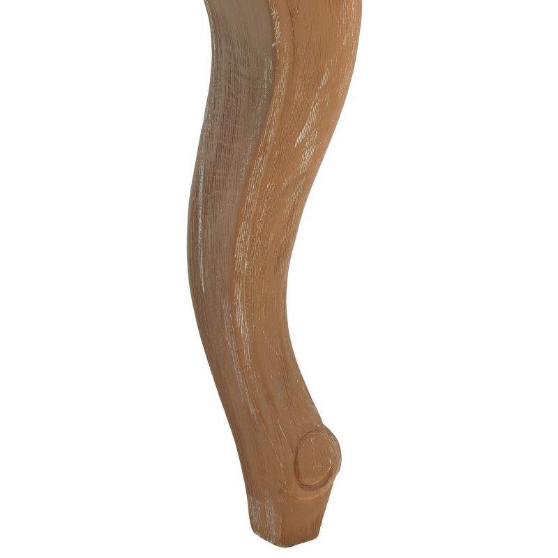 Ramsey Bench With Flat Black Nail Heads - Wheat/Natural Cream - Safavieh