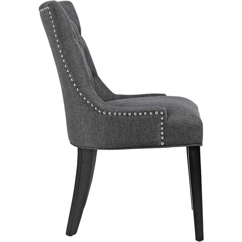Modway Regent Dining Side Chair Fabric Set of 2 - Gray