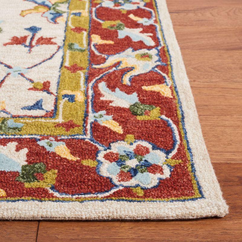 Micro-Loop MLP386 Hand Tufted Indoor Area Rug - Beige/Rust - 8'x10' - Safavieh
