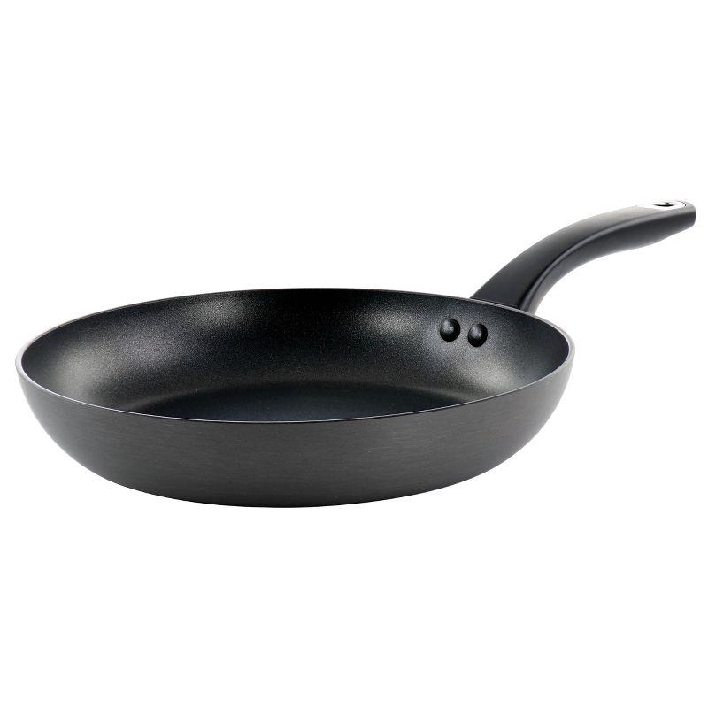 Black 12 Inch Nonstick Aluminum Frying Pan