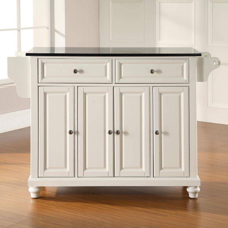 Cambridge Black Granite Top Full Size Kitchen Island/Cart - Crosley