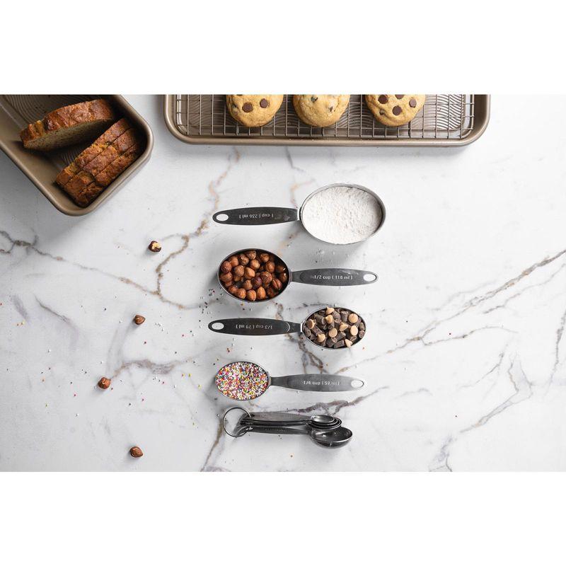 Stainless Steel Measuring Cup and Spoon Set for Dry Spices