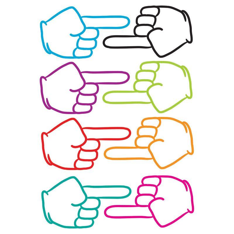 Ashley Productions® Die-Cut Magnetic Pointing Fingers, 8 Per Pack, 6 Packs