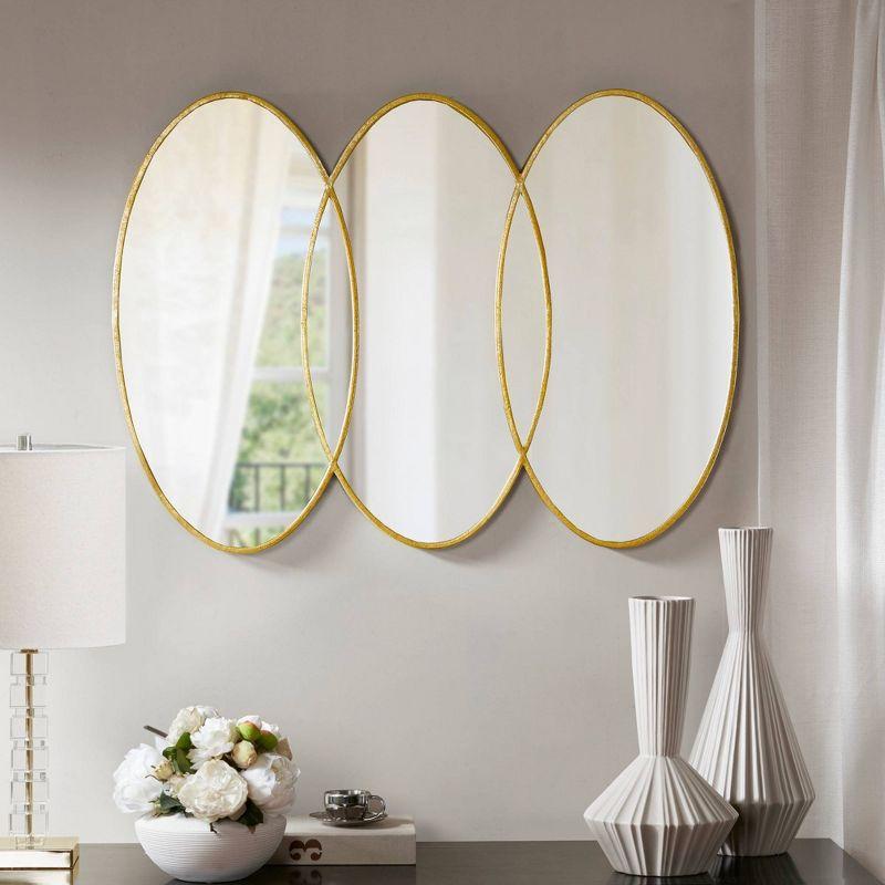 Eclipse Gold Trio Wall Mirror