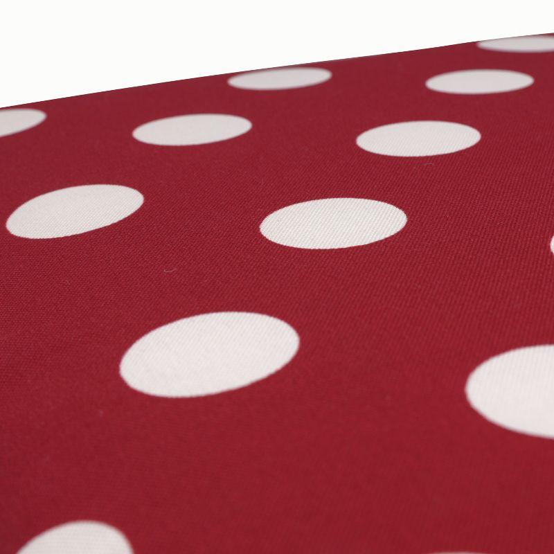 Red and White Polka Dot Outdoor Throw Pillow Set