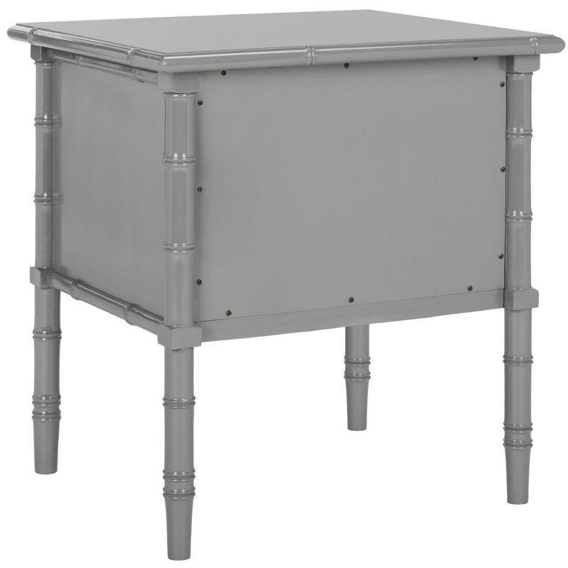 Niah 2 Drawer Nightstand - NST3501 - Grey/Gold - Safavieh