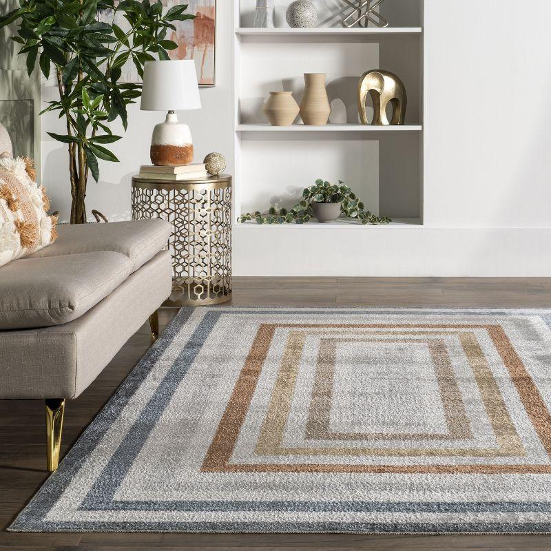 Nuloom Alienor Striped Pet Friendly Machine Washable Area Rug, 3' x 5', Multicolor