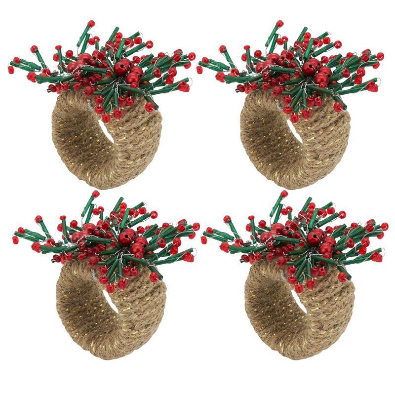Saro Napkin Ring Collection Napkin Ring (Set of 4)