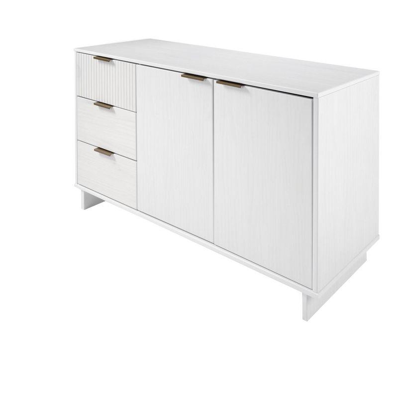 55.07" Granville Modern 3 Drawer Sideboard - Manhattan Comfort