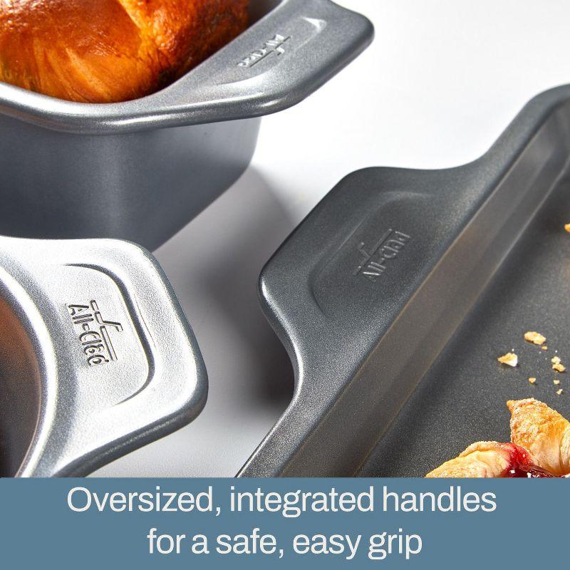 All-Clad 15" x 10" Nonstick Jelly Roll Pan, Pro-Release Bakeware, Gray