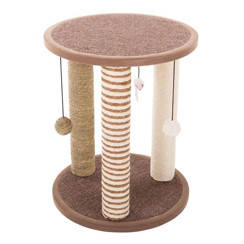 PETMAKER Cat Scratching Post Tower with 3 Posts