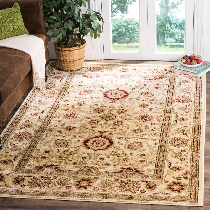 Lyndhurst LNH212 Power Loomed Area Rug - Ivory/Ivory - 6'x9' - Safavieh