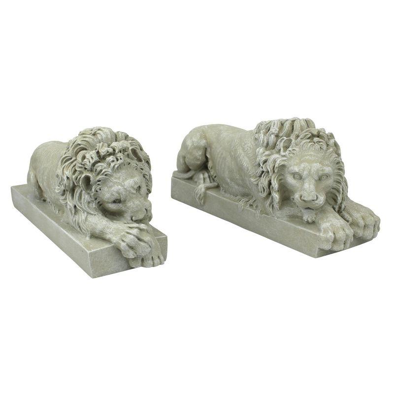 2 Piece Lions from the Vatican Figurines