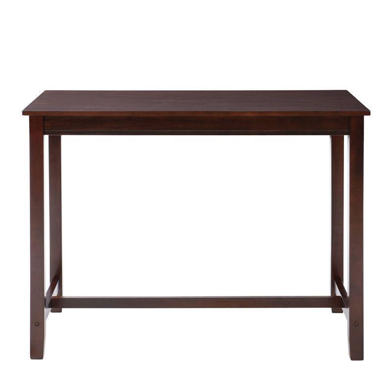 Claridge 42" Rich Brown Wood Bar Height Pub Table