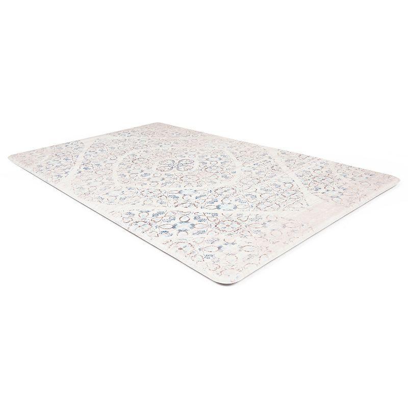 Ivory Geometric Anti-Fatigue Non-Slip Standing Mat