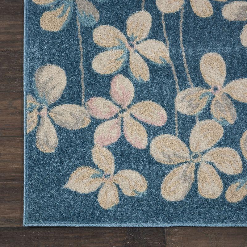 Nourison Tranquil Bohemian Botanical Bloom Area Rug