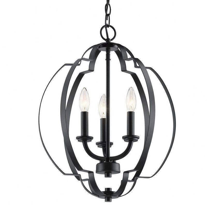 Kichler Lighting Voleta 3 - Light Pendant in  Black