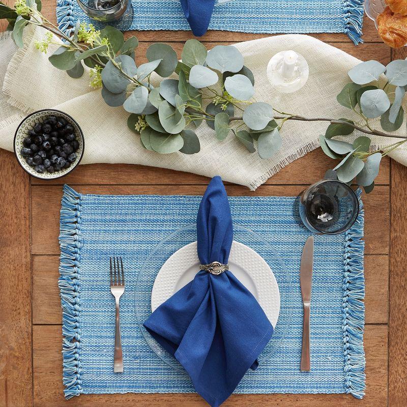 Design Imports Navy Solid Napkin Set/6