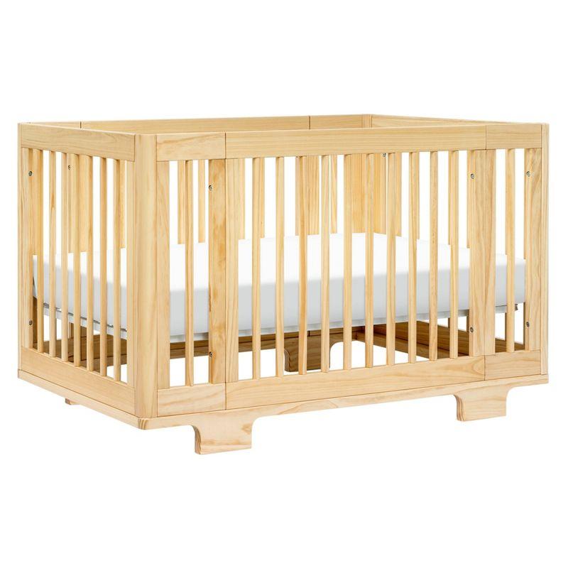 Babyletto Yuzu Natural Wood 8-in-1 Convertible Baby Crib with All Stages Conversion Kit