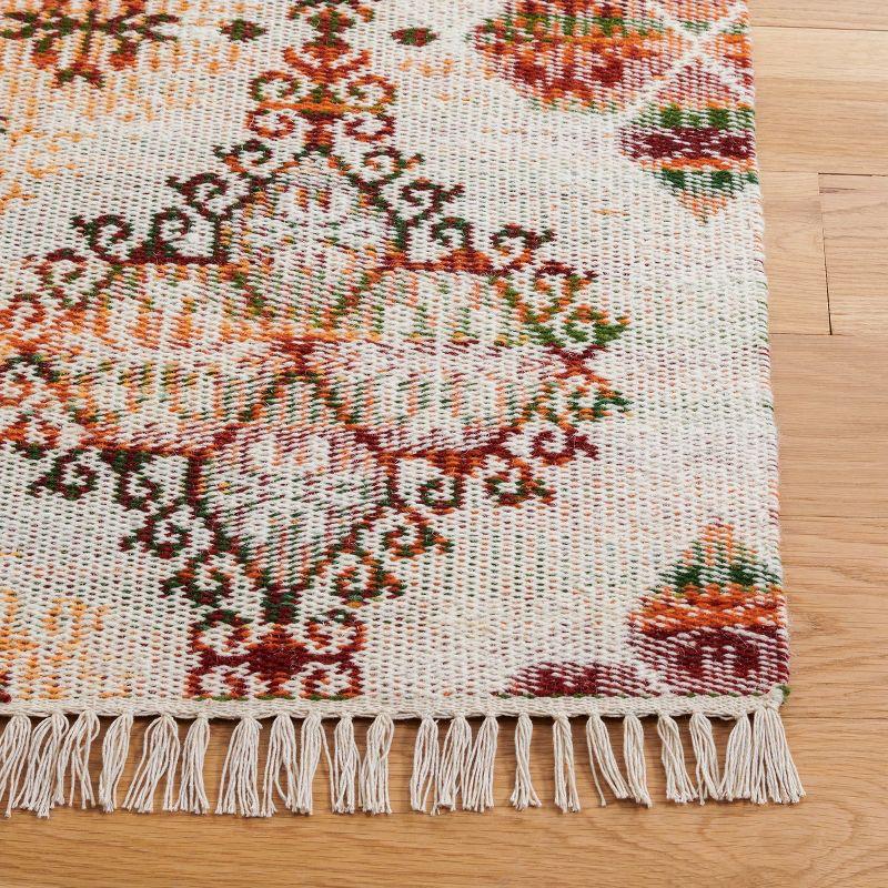 Nomadic Ivory & Gold 27" Handwoven Wool Runner Rug