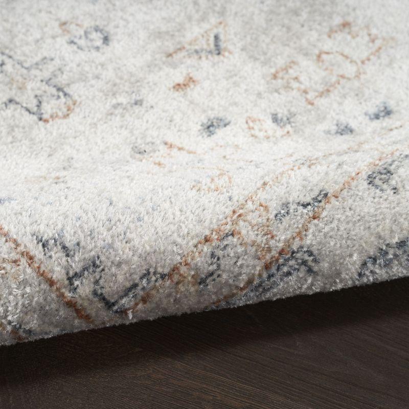 Nourison 2' x 6' Runner Astra Vintage Persian Indoor Flatweave Area Rug Light Blue