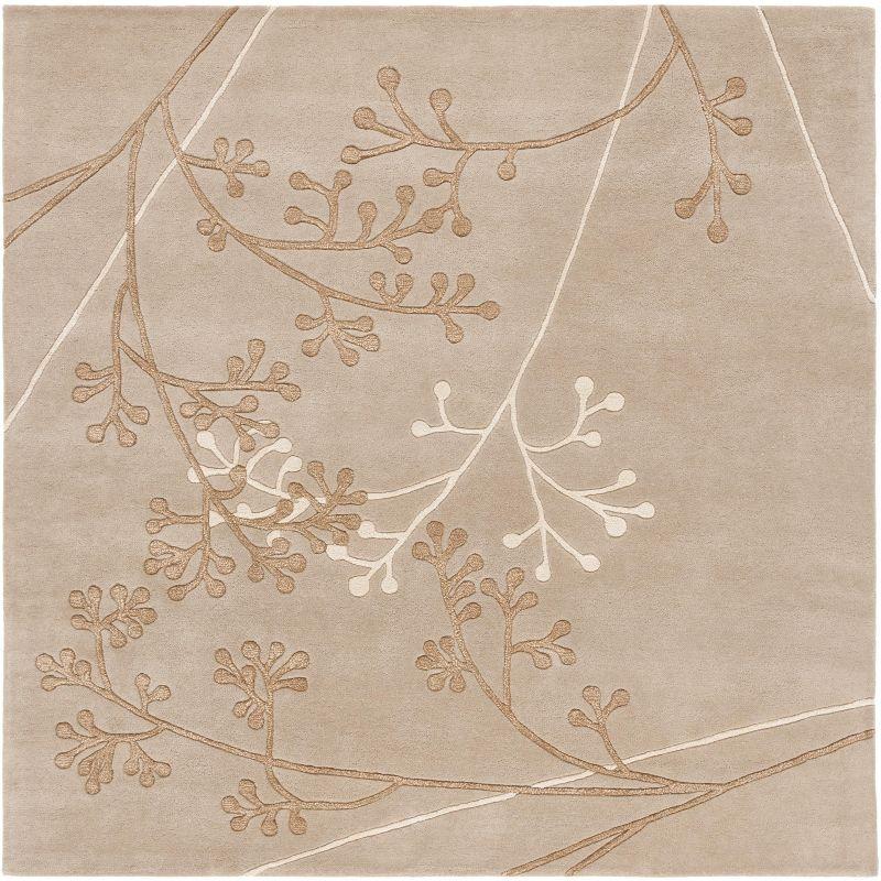 Soho SOH305 Hand Tufted Area Rug - Sage - 8'x8' - Safavieh.