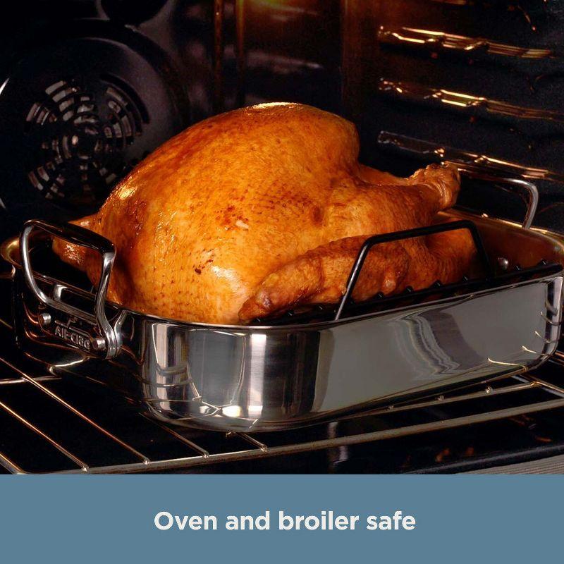 All-Clad ® Stainless Steel Large 16" Roaster with Rack