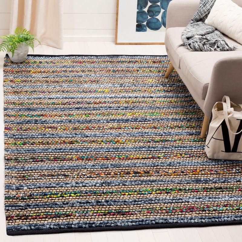Cape Cod CAP361 Hand Woven Area Rug - Blue/Multi - 5'x8' - Safavieh.