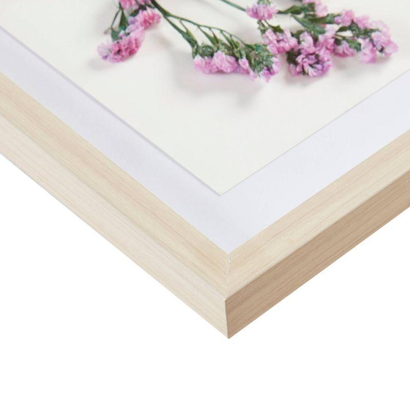 2pc Avant Garden Floral Shadowbox Set Natural - Madison Park: Dried Flower Wall Decor, MDF Frame, Sawtooth Mount