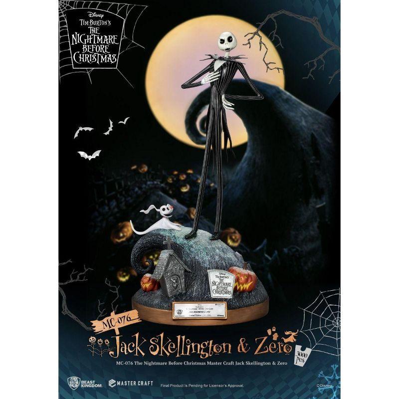 The Nightmare Before Christmas Master Craft Jack Skellington & Zero