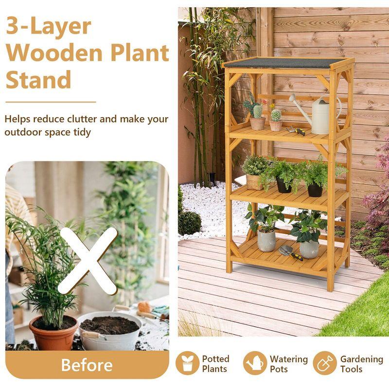 Red Barrel Studio® Wood Plant Stand