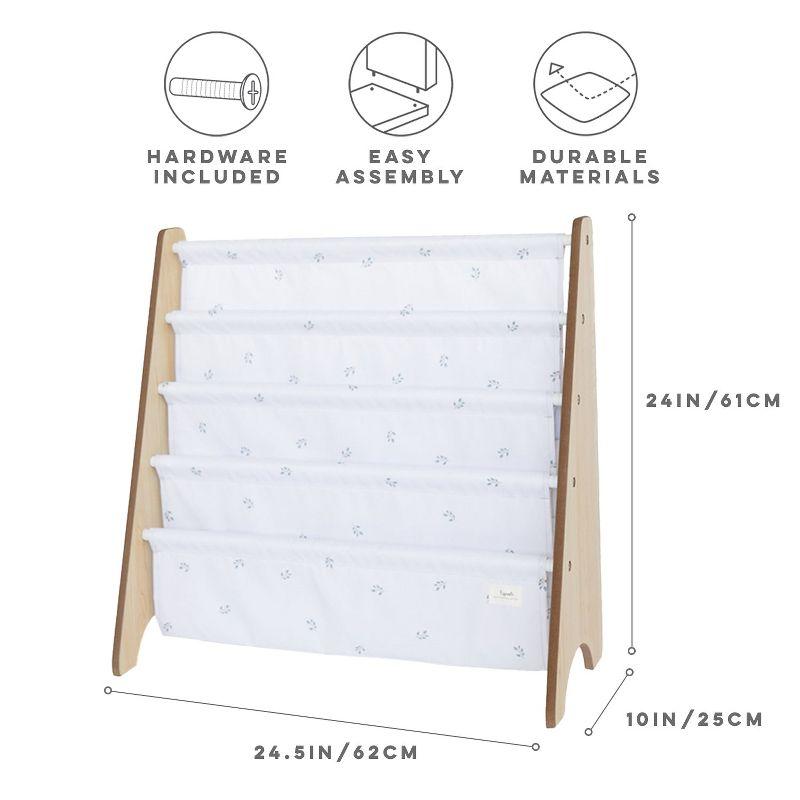 3 Sprouts 3 Sprouts - Book Shelf - Kids Book Rack Organizer  - Baby Room Bookcase