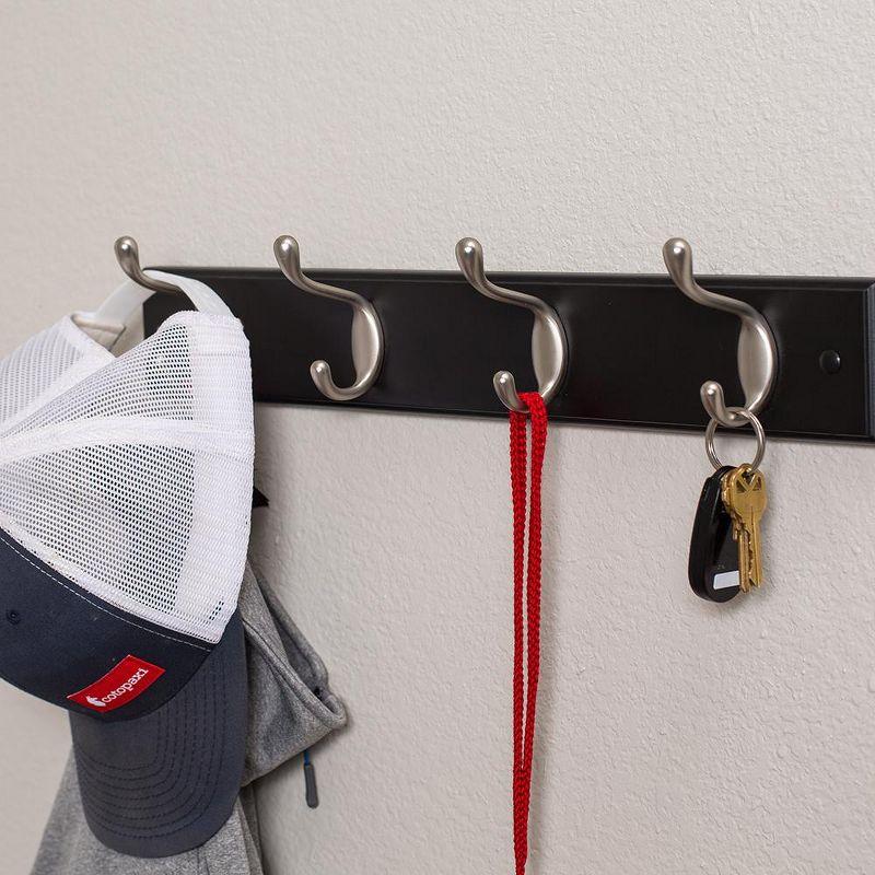 BirdRock Home Wall 4 - Hook Wall Mounted Coat Rack