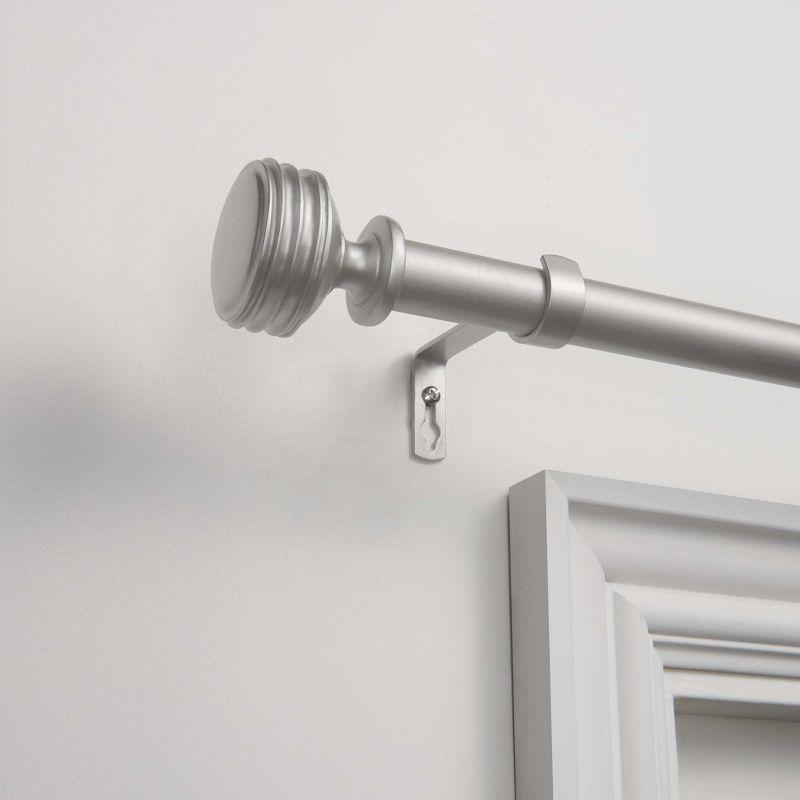 Robillard Adjustable 1" Single Curtain Rod