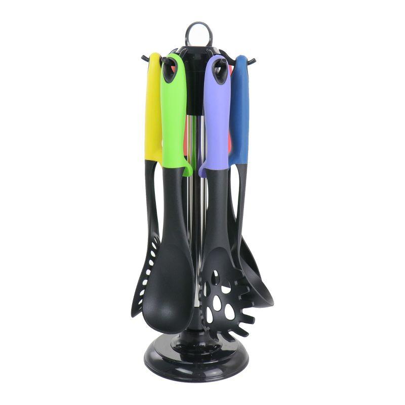 MegaChef 7 Piece Multicolor Nylon Cooking Utensil Set