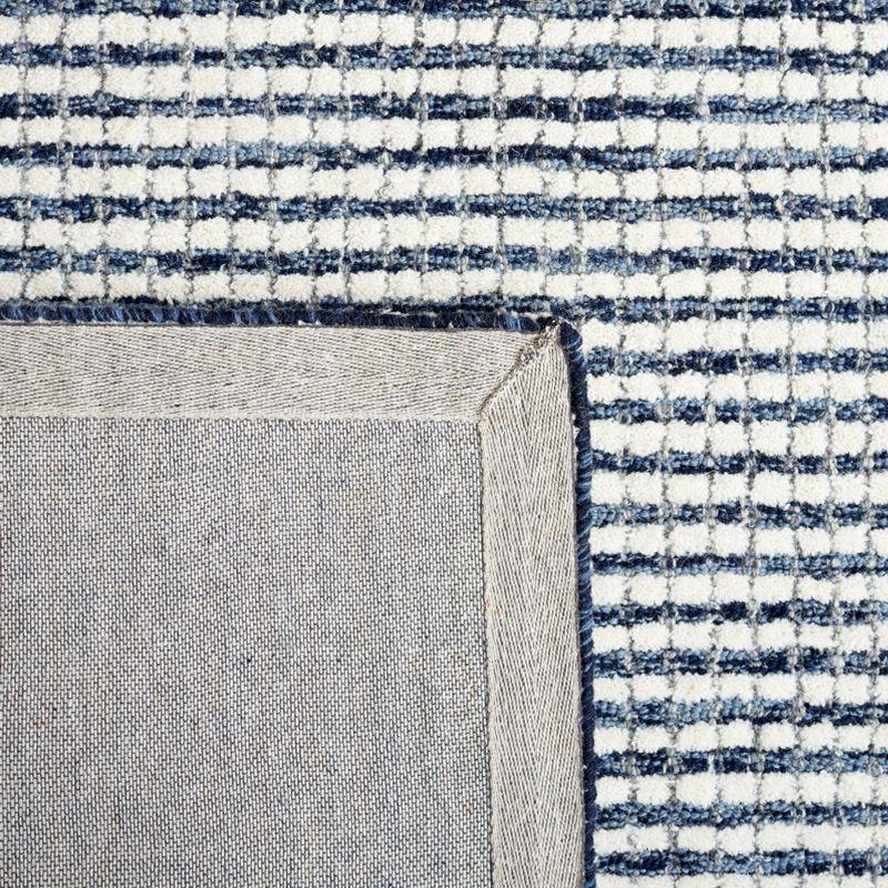 Abstract ABT653 Hand Tufted Runner Rug - Blue/Beige - 2'3"x8' - Safavieh.