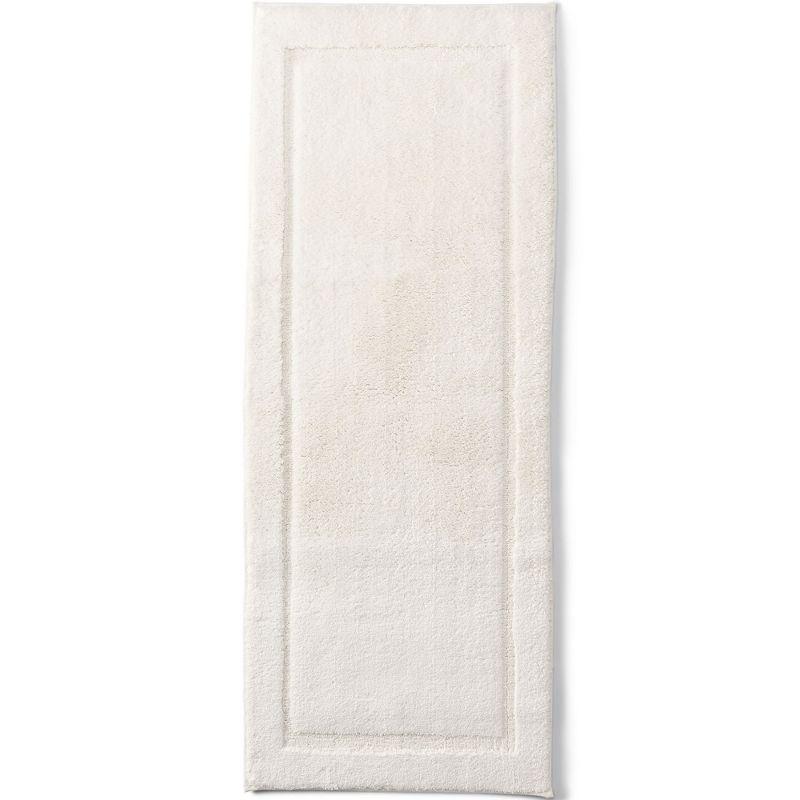 Lands' End Cotton Non-skid Double Sink Bath Rug 23x59 - 2'1"x4' - Ivory