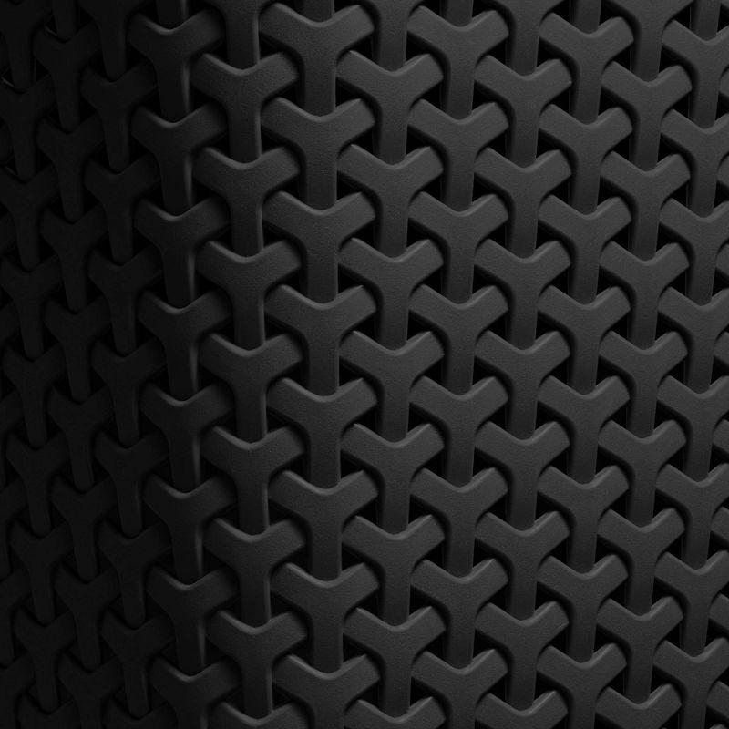 Y-Weave XL Curved Decorative Storage Basket Black - Brightroom™: Polypropylene, 11" Cube Compatible, Nesting,