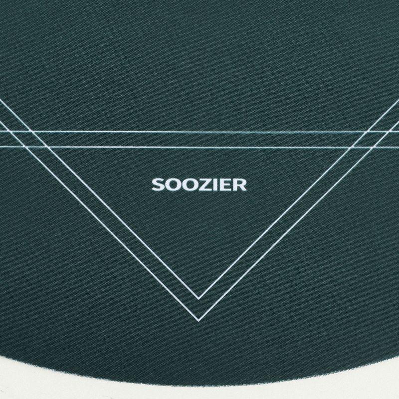 Soozier 24 inch Round Poker Mat, Texas Hold'em Non-Slip Rubber Poker Table Top, Water-Resistant Portable Poker Table Mat with Smooth Surface Carrying Bag