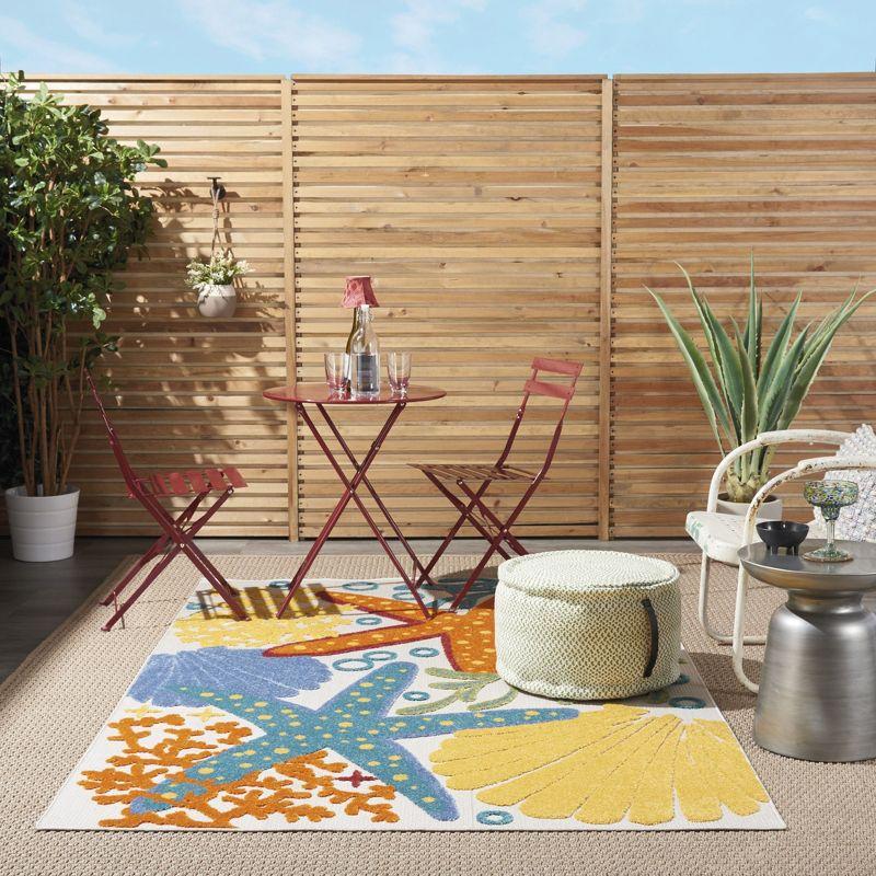 Nourison Aloha Ocean Starfish Indoor/outdoor Area Rug