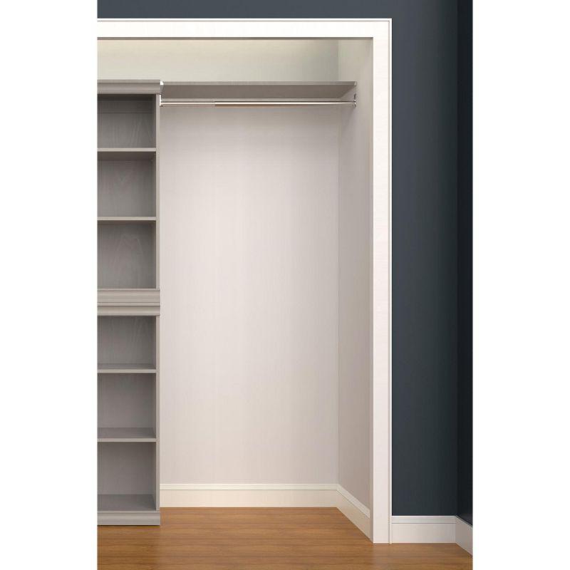 Modular Storage 36.02" W Shelf & Closet Rod