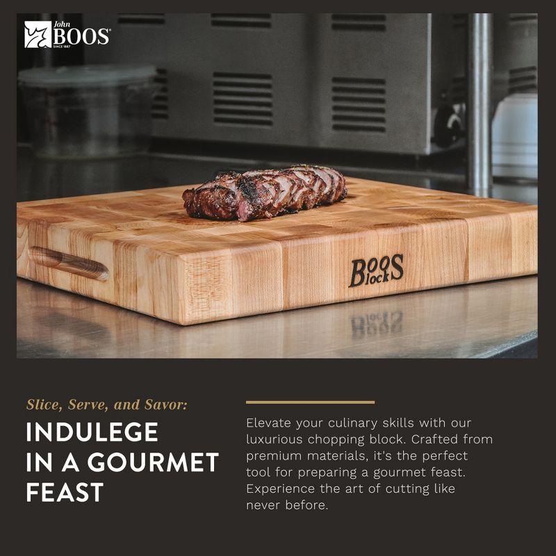 John Boos John Boos Chinese Cutting Board 3" End Grain Reversible