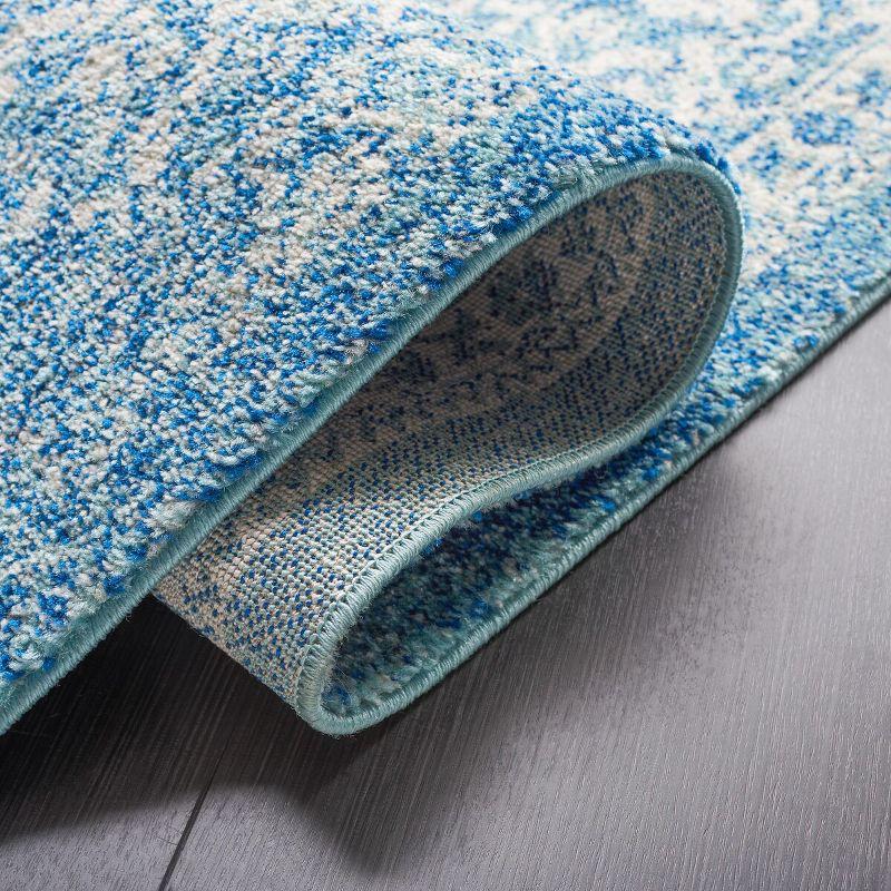 Evoke EVK256 Power Loomed Area Rug - Blue/Ivory - 10'x14' - Safavieh.