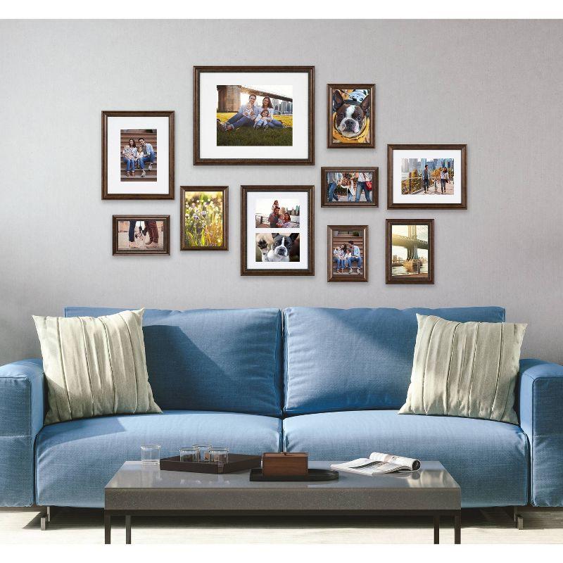 White Traditional Wall Picture Frame Set - 10 Piece