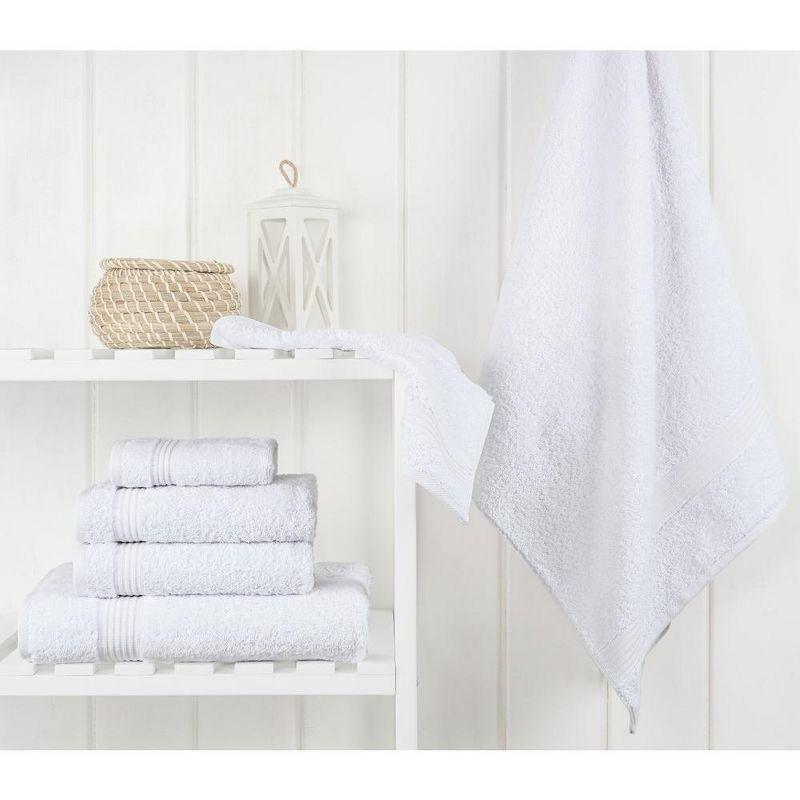 American Soft Linen Turkish Premium Quality 100% Cotton 6 Piece Towel Set, Soft Absorbent Quick Dry Bath Towels for Bathroom