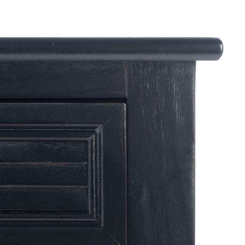 Tate 1 Drawer Accent Table - Black - Safavieh.
