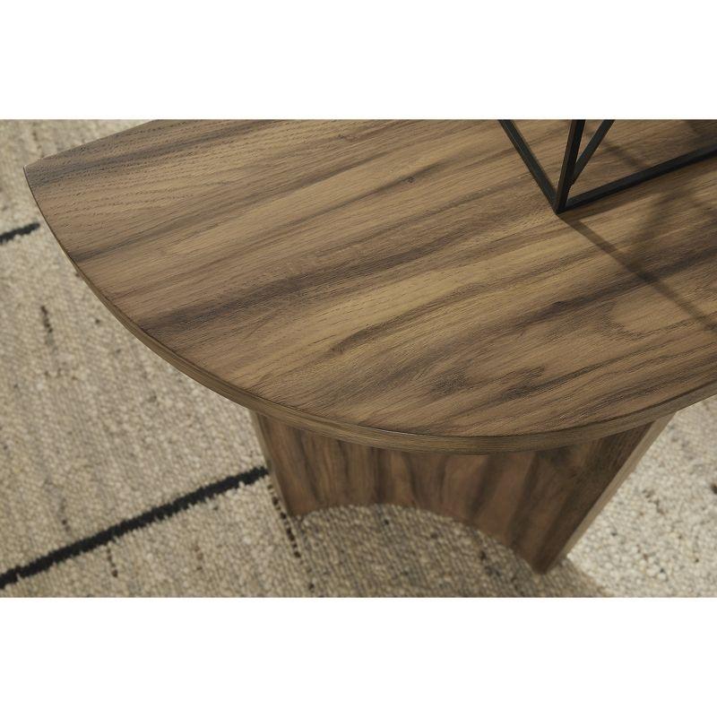 Signature Design by Ashley Austanny Modern Sofa Table, Warm Brown