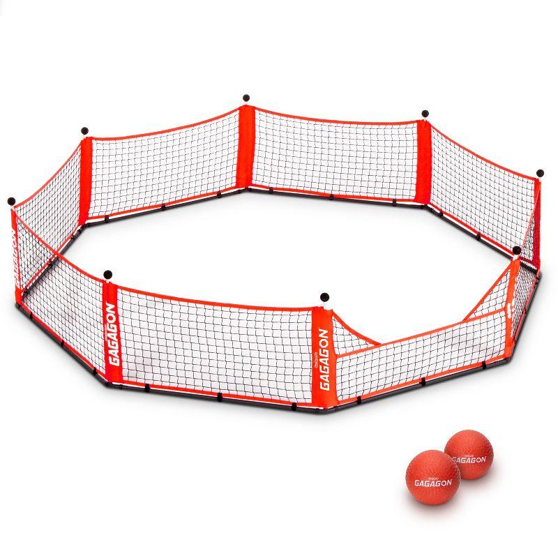 GoSports Gagagon Gaga Ball Pit - Portable Indoor/Outdoor Game Set - Includes 2 Balls and Carrying Case