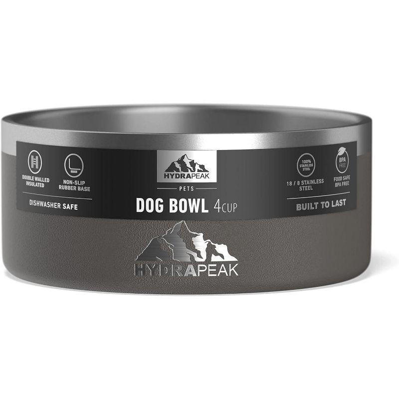 Hydrapeak Non Slip Stainless Steel Dog Bowl